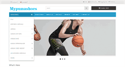 Desktop Screenshot of mypumashoes.com