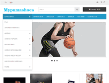 Tablet Screenshot of mypumashoes.com